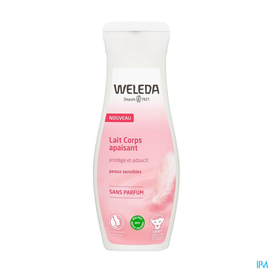 vignette Weleda Amande Lait Corps Apaisant Sans Parfum Bio 200ml