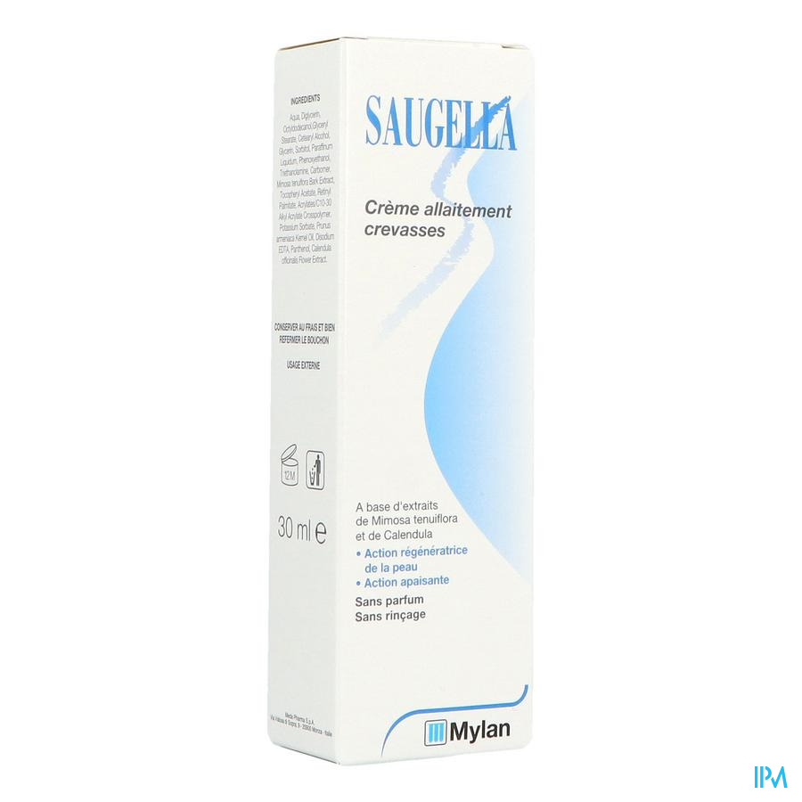 produit Saugella Creme Allaitement Anticrevasses 30ml