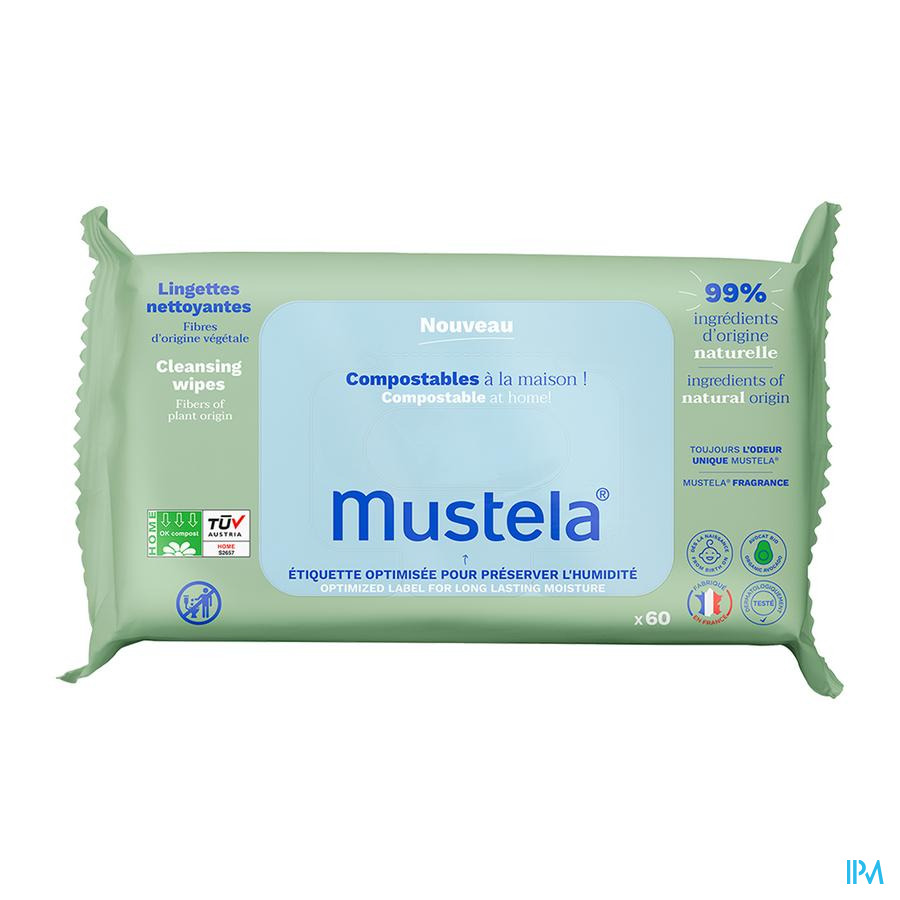 vignette MUSTELA LINGETTES NETT COMPOST PARF 60