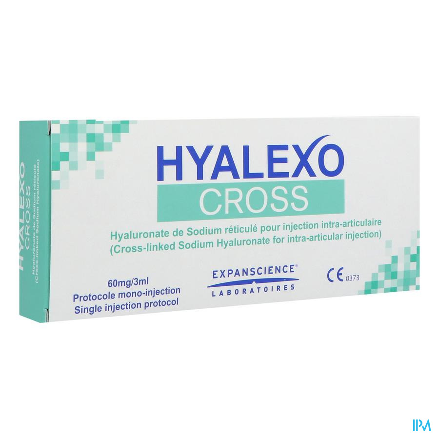 vignette Hyalexo Cross Hyaluronate De Sodium Reticule Pour Injection Intra Articulaire 1