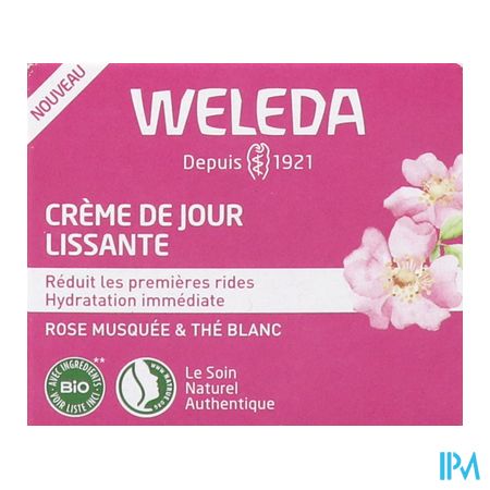 vignette Weleda Rose The Blanc Creme De Jour Lissante Bio 40ml