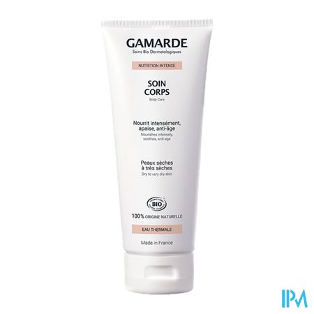 vignette Gamarde Nutrition Intense Soin Corps Bio 200g