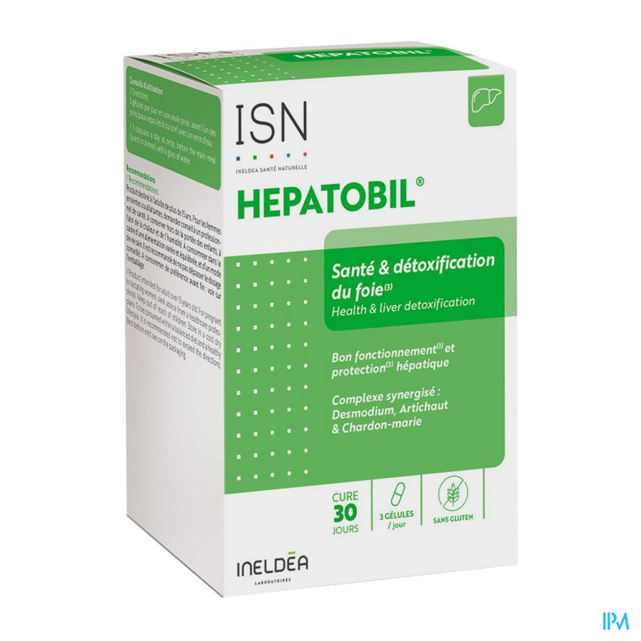 vignette Ineldea Isn Hepatobil Detoxification Du Foie Gelule 90
