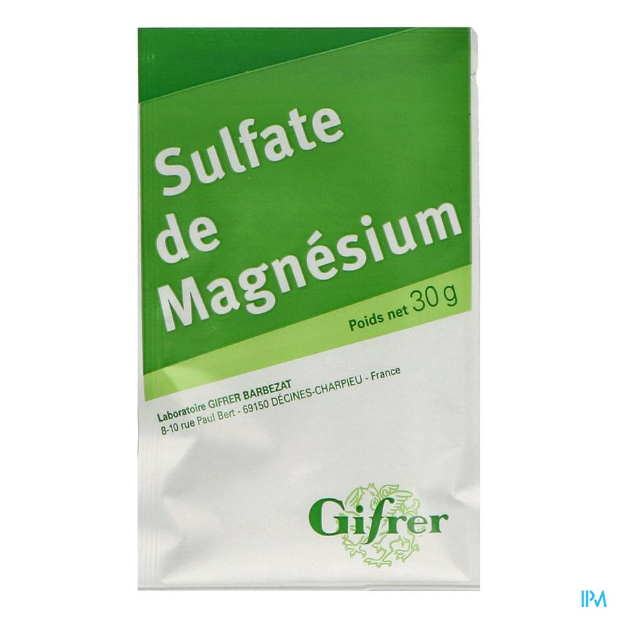 vignette Gifrer Magnesium Sulfate Sachet 30g X50