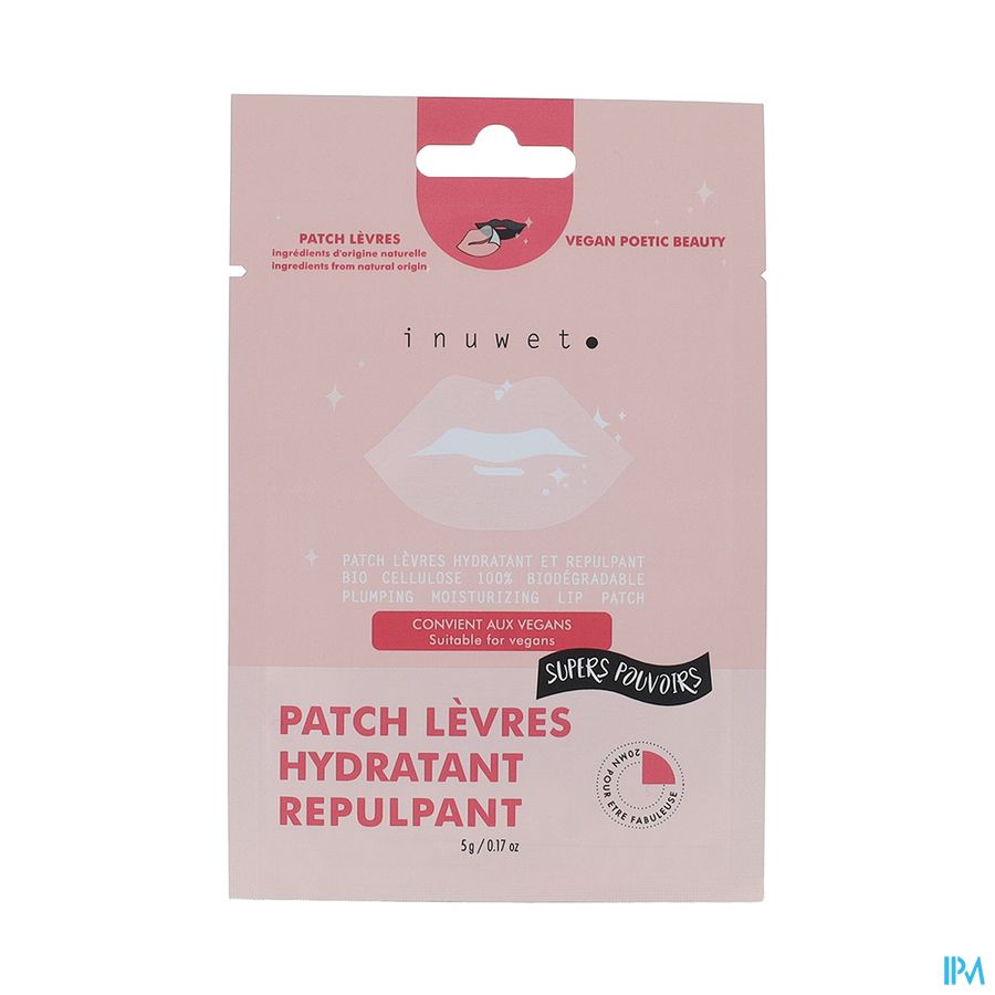 produit INUWET PATCH LEVRES HYDRATANT REPULPANT