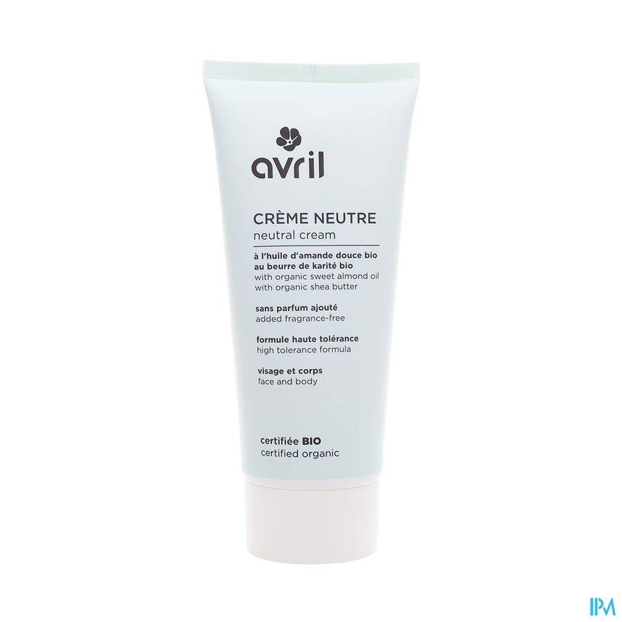 produit Avril Creme Neutre Amande Douce Certifiee Bio 200ml