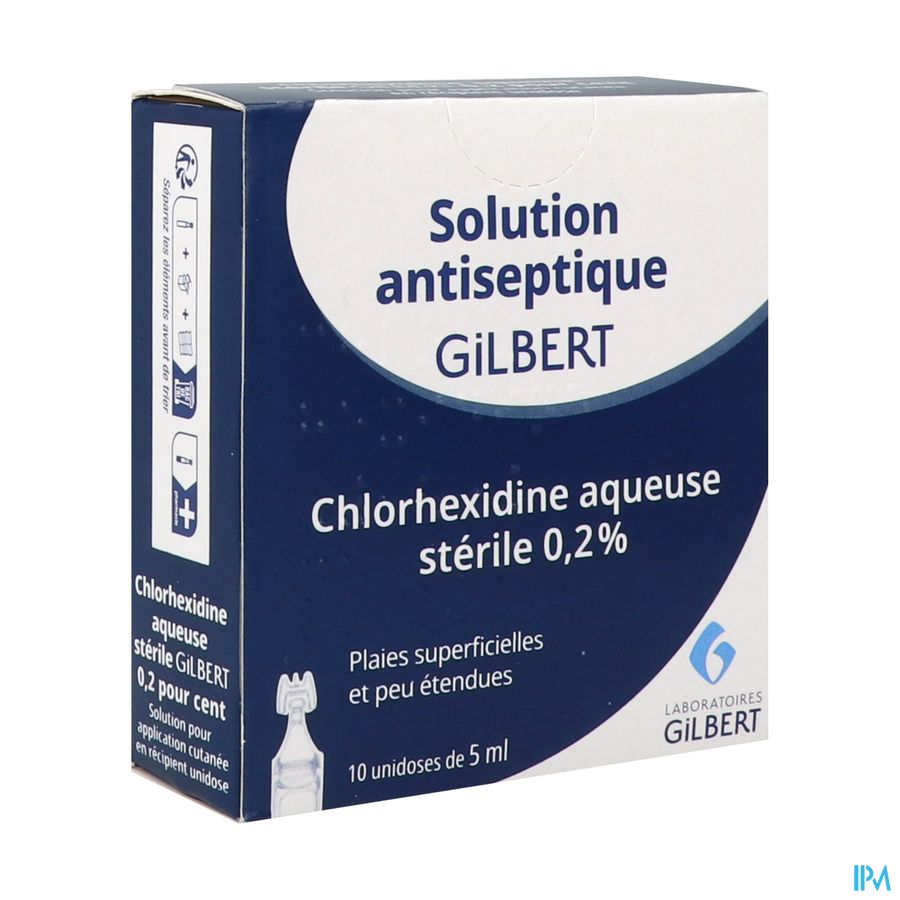 produit CHLORHEXIDINE 0,2% GILBERT 5ML 10