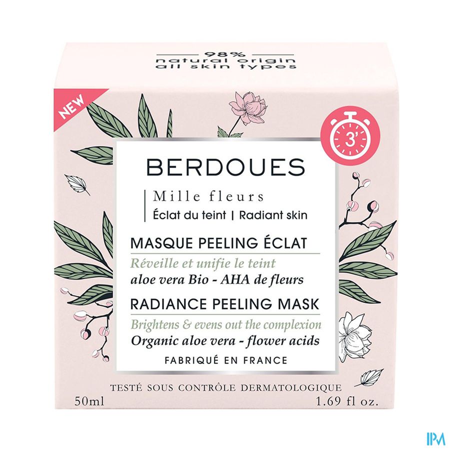 vignette Berdoues 1902 Masque Eclat Peeling Mille Fleurs 50ml