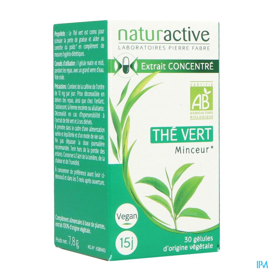 vignette Naturactive The Vert Bio Gelule 30