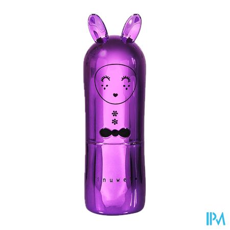 vignette Inuwet Baume A Levres Edition Metallique Violet Cassis 3g5