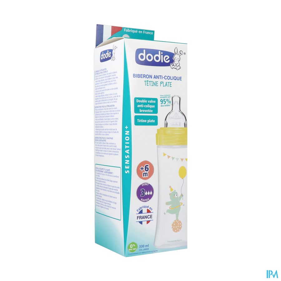 produit DODIE BIB SENS+ AC 330ML CIRQUE +6M DEB3