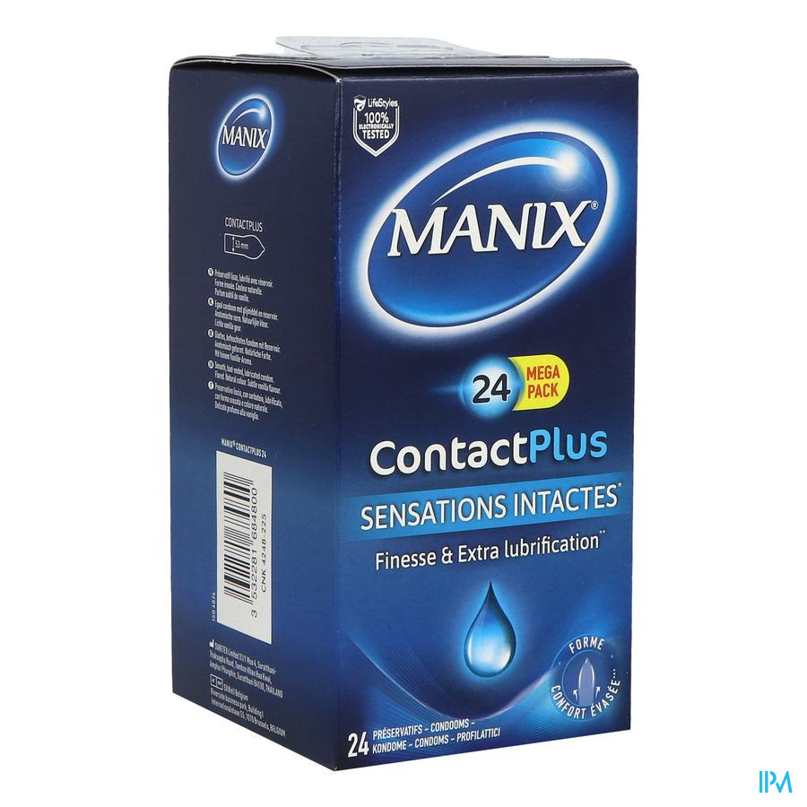 vignette Manix Contact Plus Preservatif 24