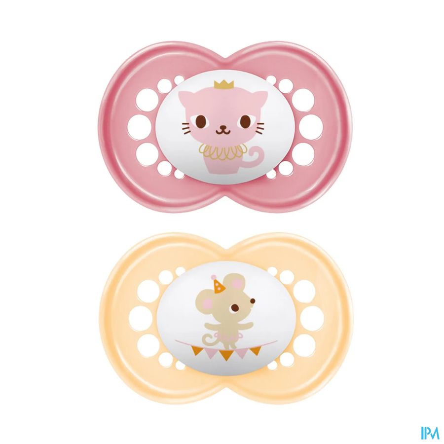 vignette Mam Sucette Original Animaux +6m Silicone X2