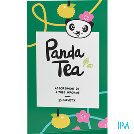 vignette Panda Tea Assortiment 4 Thes Japonais Sachet 20