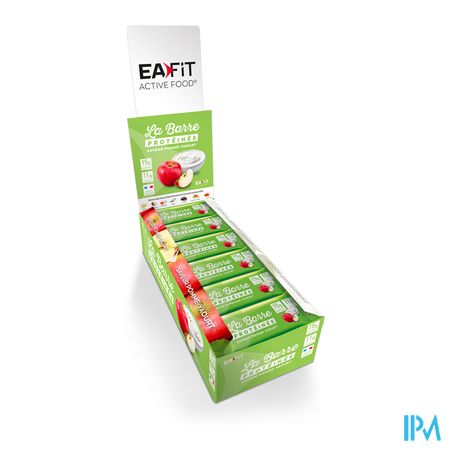 vignette Eafit La Barre Proteinee Pomme Yaourt 46g Presentoir 24