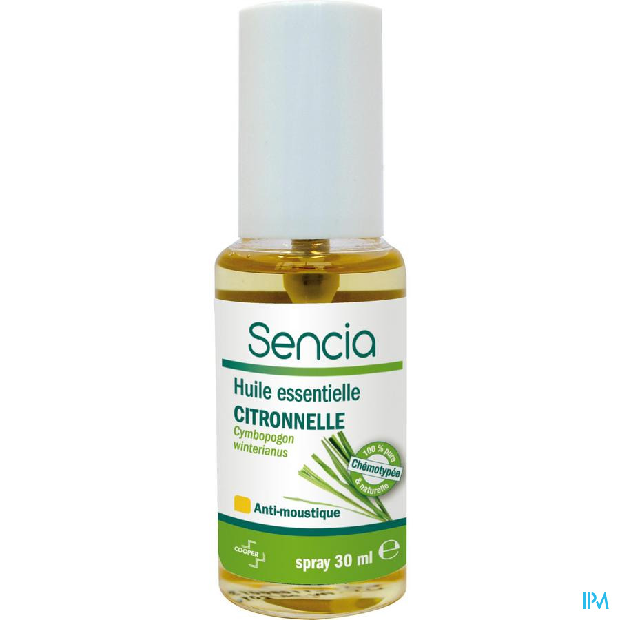 vignette Sencia Citronnelle Spray 30ml