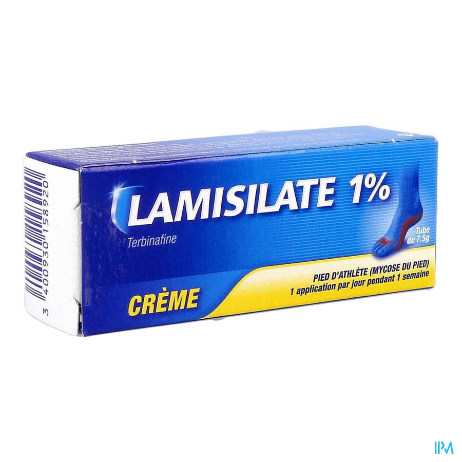 vignette LAMISILATE 1% CR TUB 7,5G