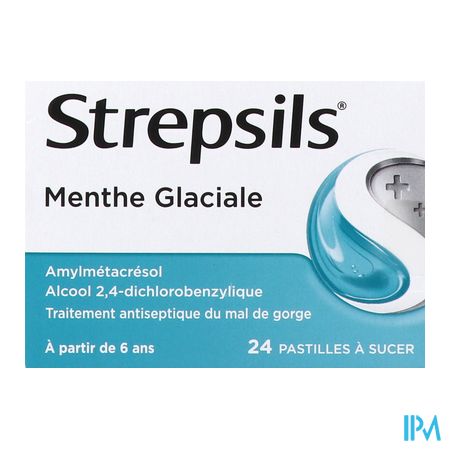 vignette STREPSILS MENTHE GLACIALE PAST 24