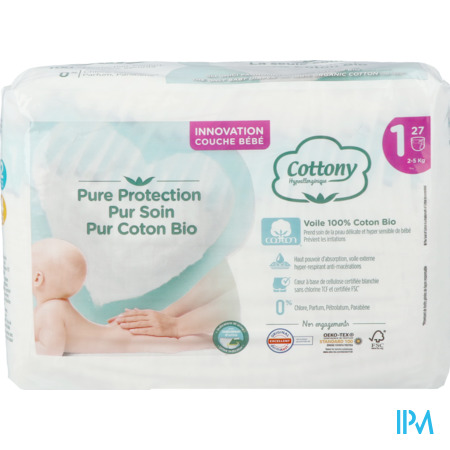 vignette COTTONY COUCHE BB T1 2-5KG 27