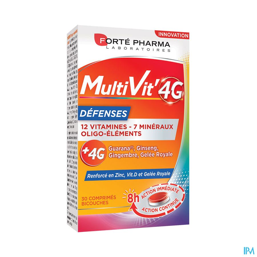 vignette Forte Pharma Multivit' 4g Defenses Comprime 30