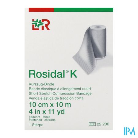 vignette Lohmann Rosidal K Bande Compression Allongement Court 10m X 10cm
