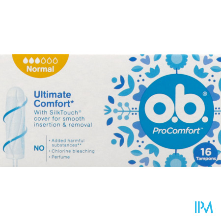 vignette Ob Tampon Digital Procomfort Normal Sans Applicateur 16