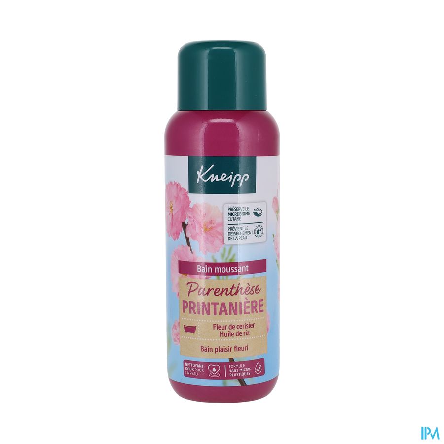 produit Kneipp Bain Moussant Parenthese Printaniere Fleurs De Cerisier 400ml