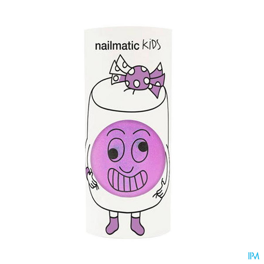 vignette Nailmatic Kids Vernis A Ongles Eau Marshi Lilas Neon Nacre 8ml