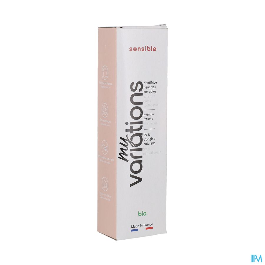 vignette Myvariations Dentifrice Naturel Bio Sensible 75ml
