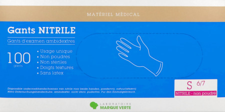 produit MV GANT NITRILE SMALL BT100