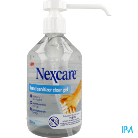 produit 3m Nexcare Gel Mains Antiseptique 1 Flacon Pompe De 500ml