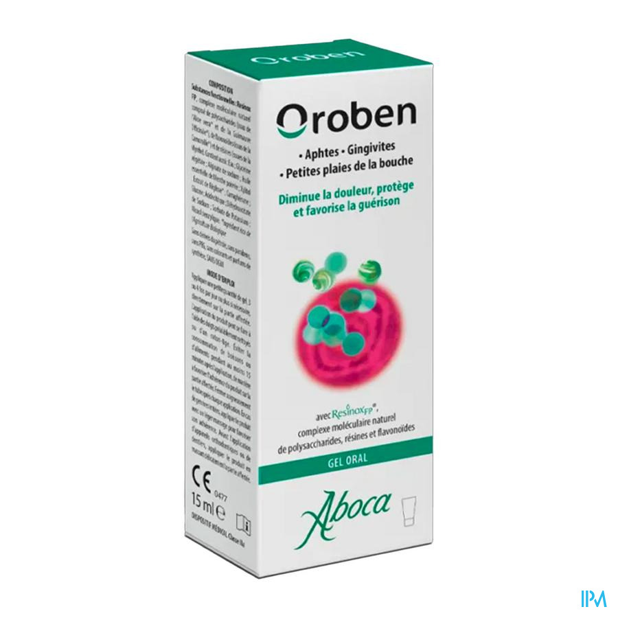 vignette Aboca Oroben Gel Oral 15ml