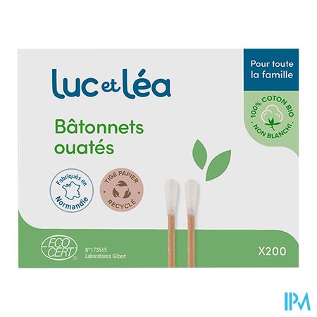 vignette Luc Et Lea Batonnet Ouate Adulte Papier 200