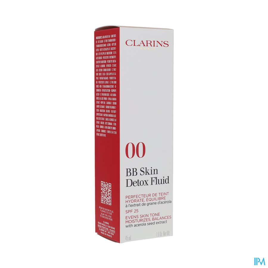 produit CLARINS BB SKIN DETOX FLDE SPF25 00 45ML