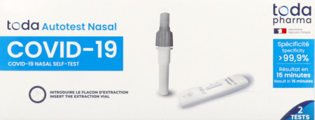 produit Toda Pharma Autotest Antigenique Nasal De Depistage Du Virus Covid 19 Test 2