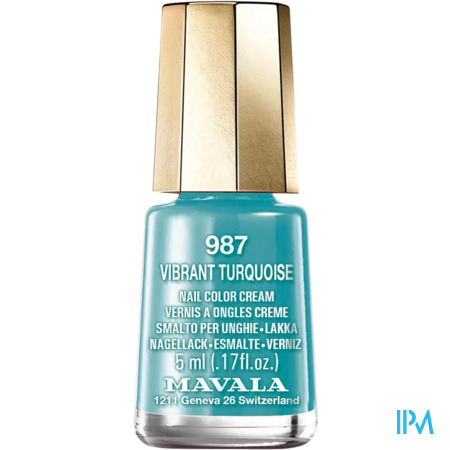 vignette Mavala Vernis A Ongles Mini Color&#039;s Vibrant Turquoise 5ml