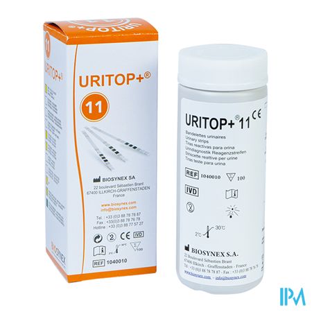 vignette Biosynex Uritop+11 Bandelette Urinaire 100