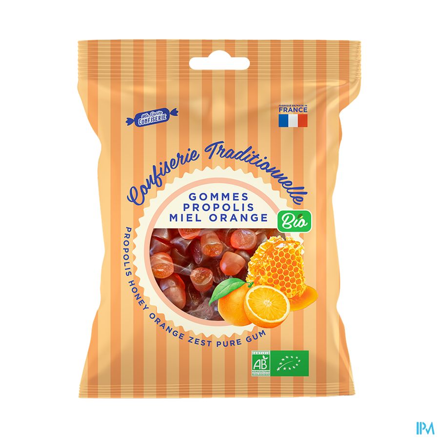 vignette SOLEMIO GOMMES PROPOLIS MIEL ORANGE 100G