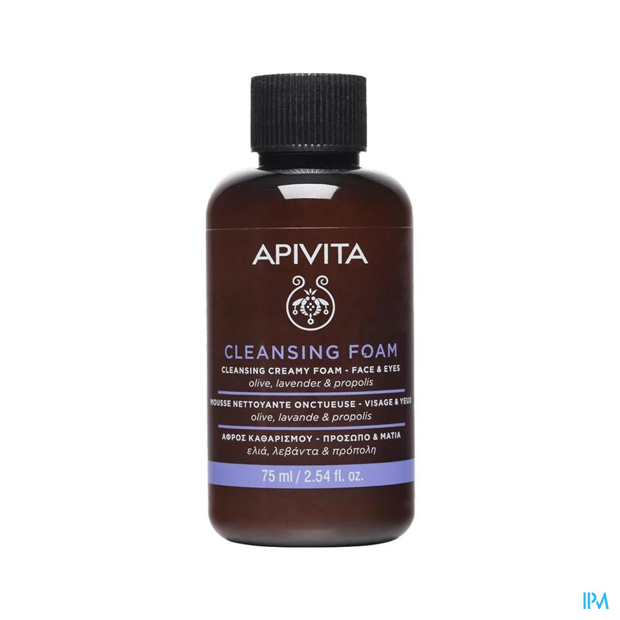 vignette Apivita Gel Nettoyant Visage Yeux 75ml