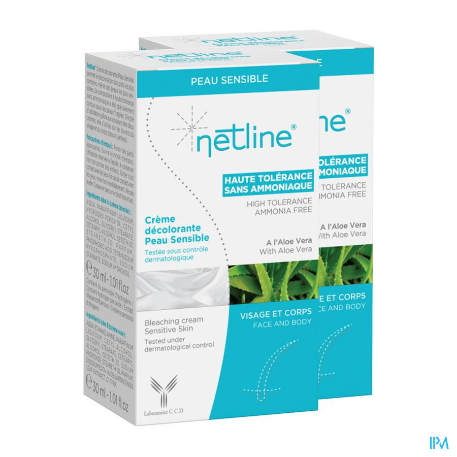 produit NETLINE CR DECOLORANTE PX SENS 2X30ML