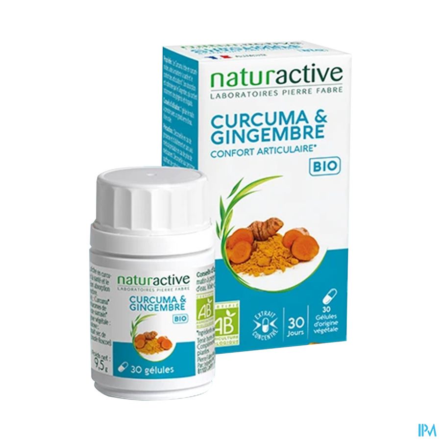 produit NATURACTIVE CURCUMA GINGEMBRE BIO