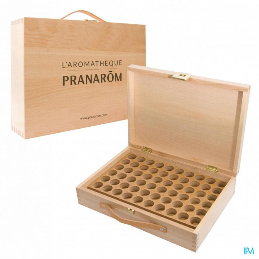 vignette Pranarom Aromaself Aromatheque Vide Coffret Bois