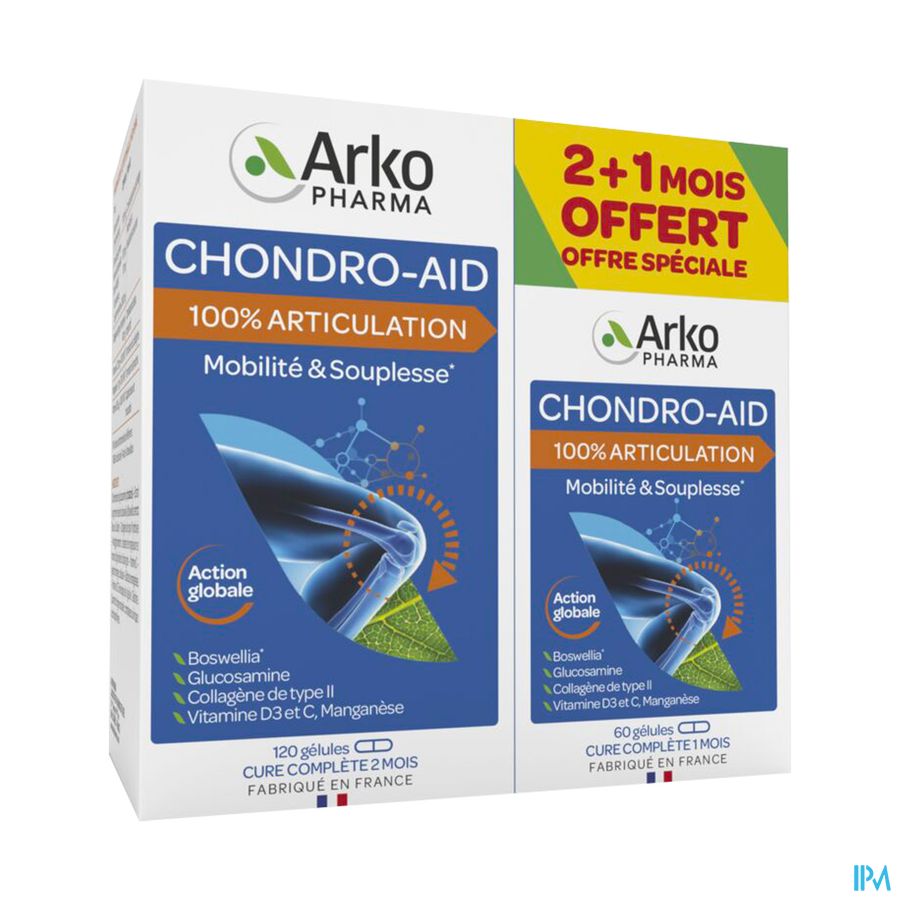 produit Arkopharma Chondro Aid 100% Articulations Gelule 180