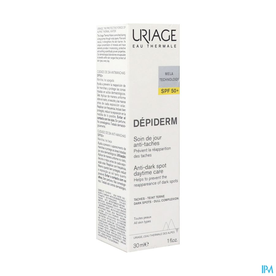 vignette URIAGE DEPIDERM SOIN J A-TACH SPF50+ 30ML