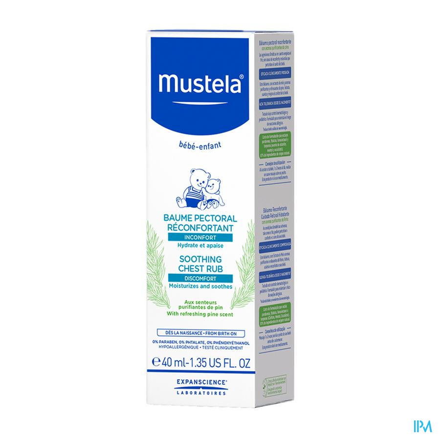 vignette Mustela Ss Baume Pectoral Reconfortant 40ml