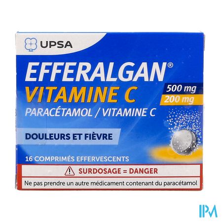 vignette EFFERALGAN VITAMINE C CPR EFF 16