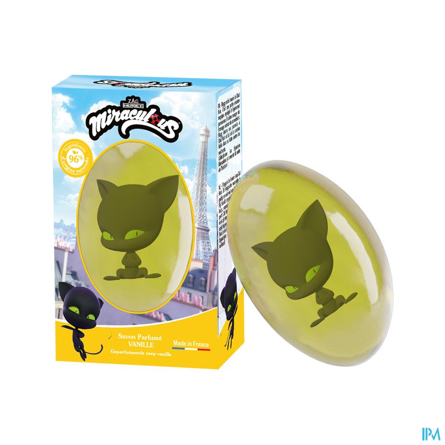 produit Le Comptoir Du Bain Savon Translucide Miraculous Plagg Vanille 80g