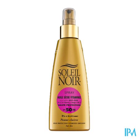 vignette Soleil Noir Huile Seche Vitamine Ip 50 Spray 150ml
