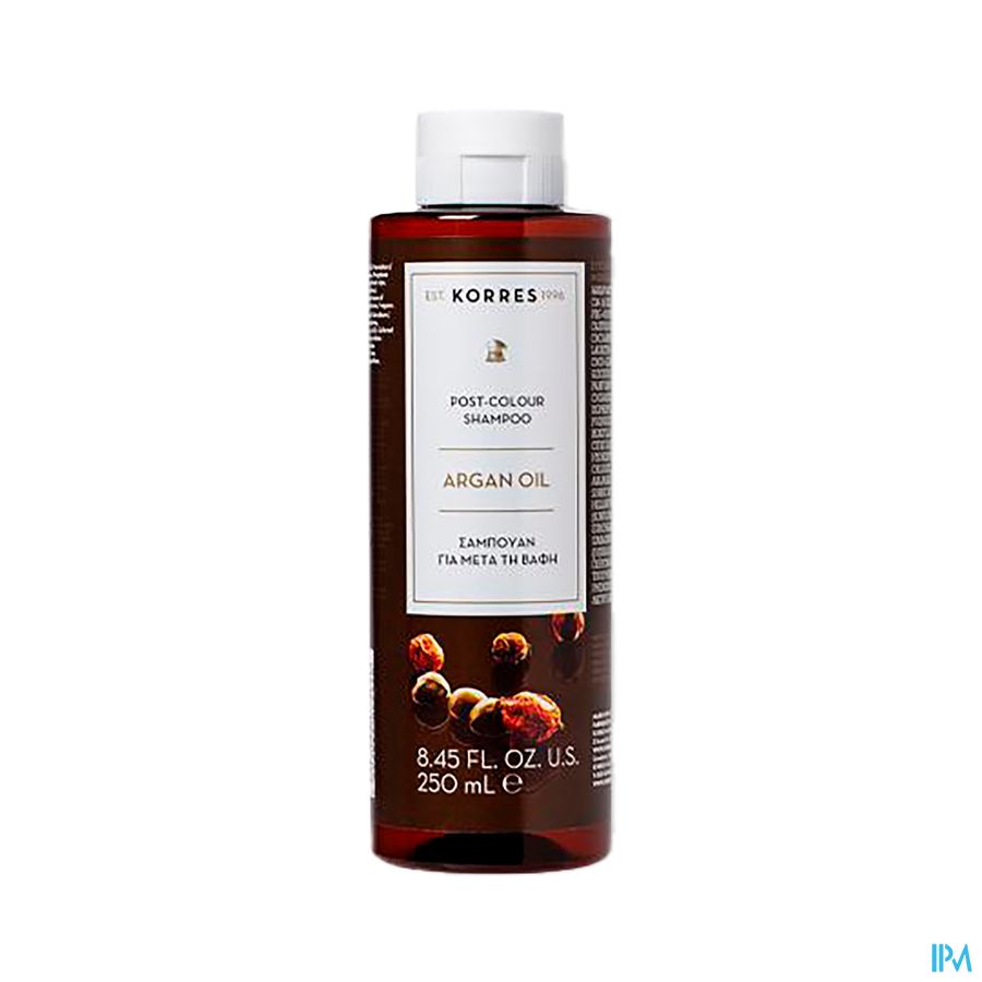produit KORRES SHP POST COLORATION ARGAN 250ML