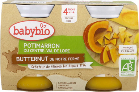 vignette BABYBIO PL POTIMAR COURGE 2X130G